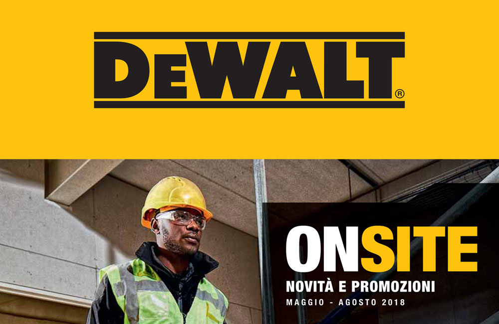 DEWALT: CATALOGO MAGGIO-AGOSTO 2018